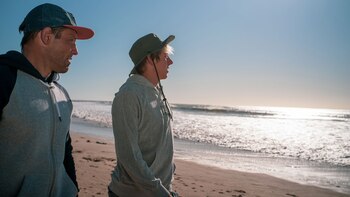 Passeri y Franco Radziunas chequean