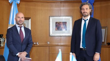 La reunión de Santiago Cafiero