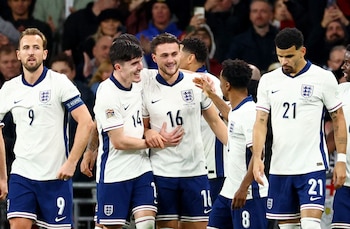Los jugadores de Inglaterra (Reuters/Andrew