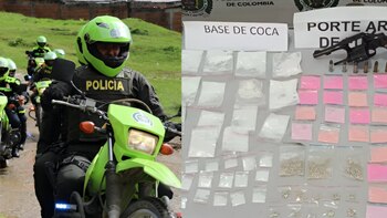 La pareja fue sorprendida en