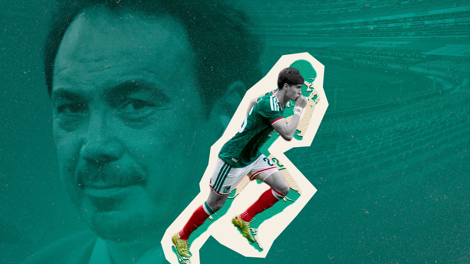 El exgoleador destaca el momento del atacante rojiblanco y la competencia por un lugar en el Mundial. (Ilustración: Jesús Aviles)