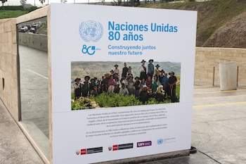 El LUM inaugura muestra fotográfica sobre los 80 años de la ONU y su historia con el Perú