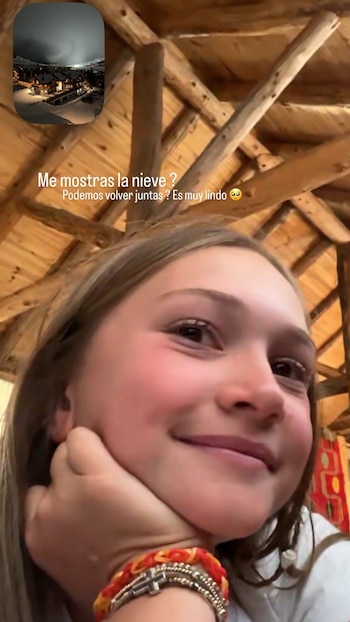 La hija de Zaira Nara