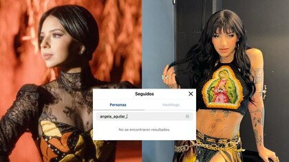 Ángela Aguilar sigue a Cazzu en Instagram, pero la argentina NO ¿Se enteró de algo?