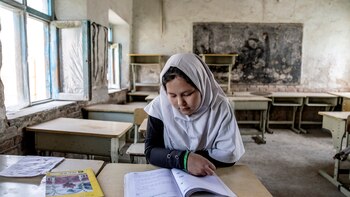 Comenzaron las clases en Afganistán: