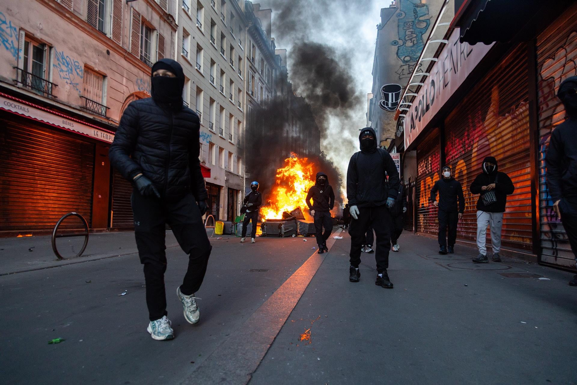 Encarceladas en Francia más de 230 personas acusadas de estar detrás de los disturbios y saqueos