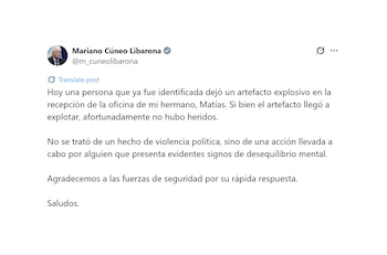 El ataque con explosivo en