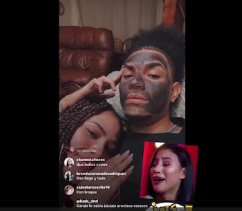 Youna se graba besando a