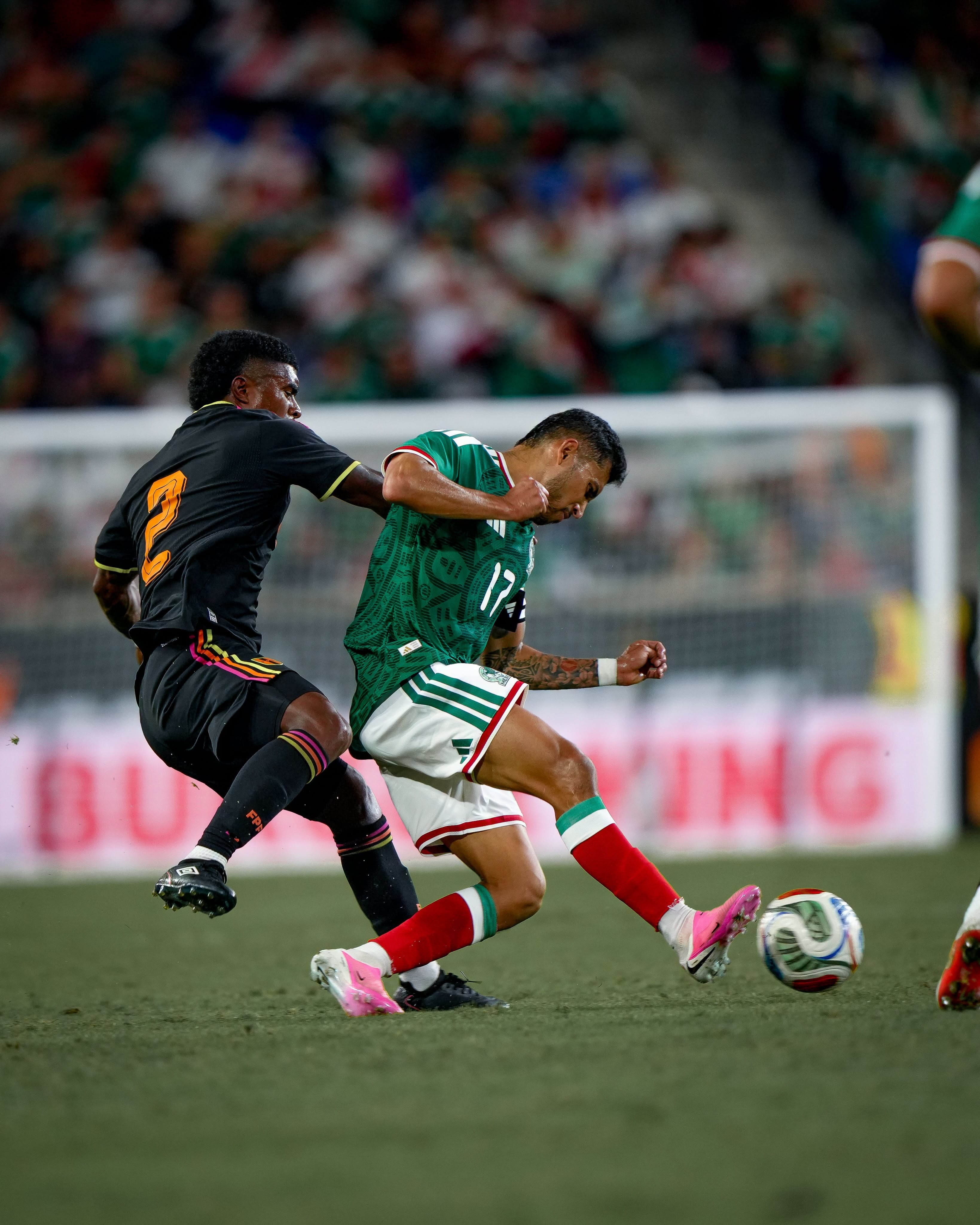 Oslimg Mora destacó en el choque ante México en Nueva Jersey. Crédito: FPF