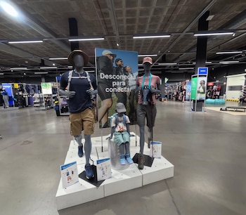 El primer local de Decathlon