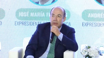 “Me gusta ver cosas de fondo”: Calderón ignora reaparición de AMLO e ironiza sobre interés en mesaje del expresidente