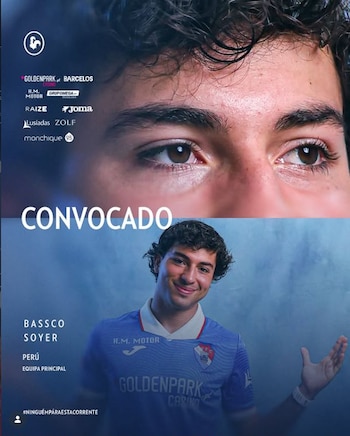 Bassco Soyer – Gil Vicente – Selección Peruana – Perú – deportes – 17 septiembre