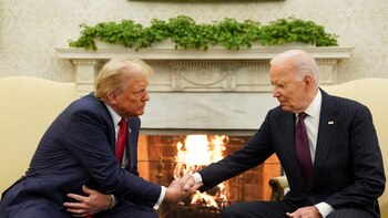Joe Biden recibió a Donald