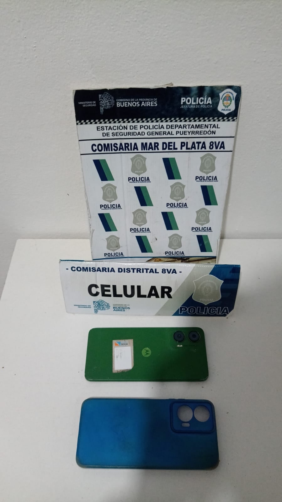 Los agentes secuestraron el celular del sujeto