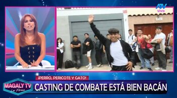 Magaly Medina revela el éxito del casting de Combate y lo relaciona con los S/35 mil que gana Said Palao. Captura: Magaly TV La Firme.