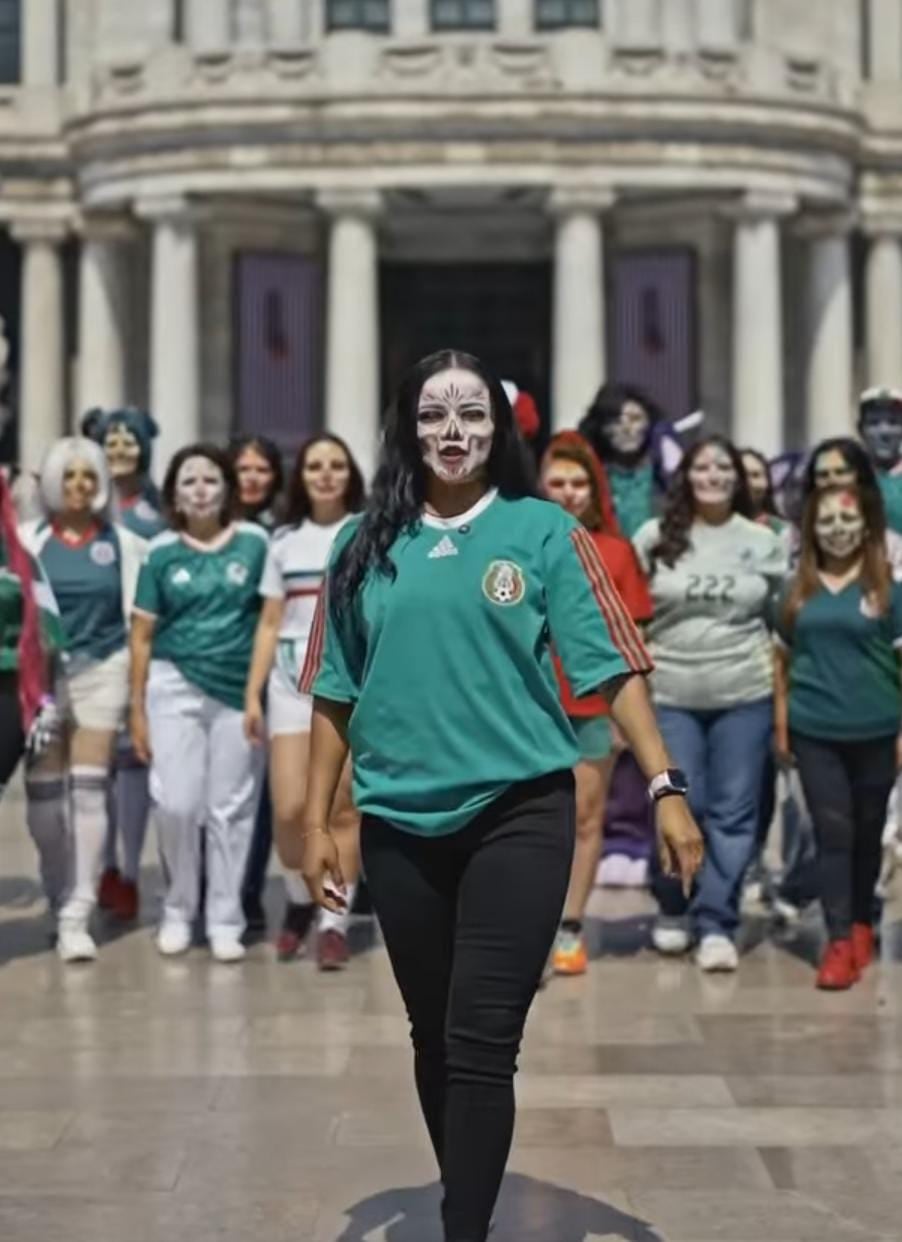 Los organizadores de La Mega Procesión de las Catrinas invitaron a un evento especial con motivo del Mundial 2026. Foto: (Captura de Pantalla)