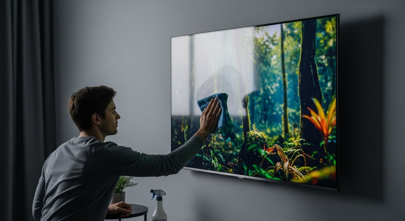 El secreto para limpiar la pantalla del televisor y lograr un resultado perfecto