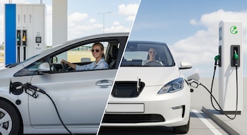 Los autos eléctricos funcionan exclusivamente