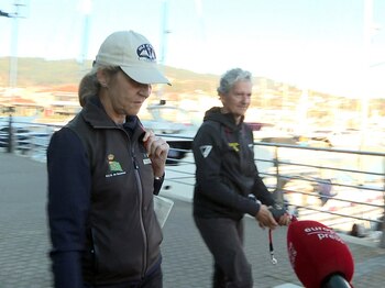 La infanta Elena en Sanxenxo,