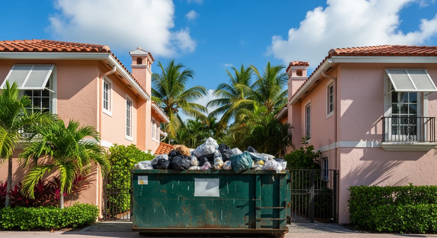 La capacidad limitada de los contenedores privados y comerciales es una de las razones por las que Florida restringe su uso a usuarios autorizados (Imagen Ilustrativa Infobae)