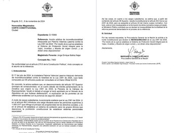 La Procuraduría solicitó que la Corte Constitucional declare la inexequibilidad de toda la reforma pensional - crédito Procuraduría General de la Nación