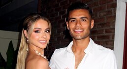 La foto navideña del flamante refuerzo de River Fausto Vera y su pareja, la Miss Argentina Aldana Masset