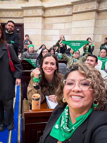 Natalia Moreno y María Fernanda Carrascal