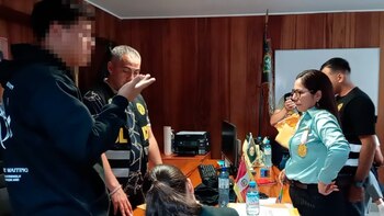 Policías de la Depincri bajo