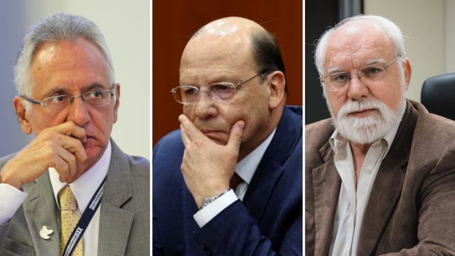 Ministro de Salud, Guillermo Alfonso Jaramillo, el ministro de Hacienda, Germán Ávila, el director de la ADRES, Félix León Martínez - crédito Colprensa, Reuters y Adres