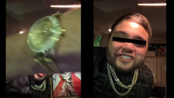 Presumiendo joyas y amenaza de