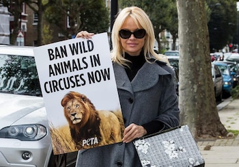 La actriz es una férrea