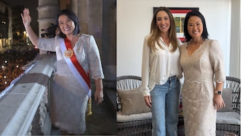 Keiko Fujimori sigue apostando por el diseño peruano: Fátima Arrieta, la diseñadora de su vestido del ‘balconazo’ presidencial