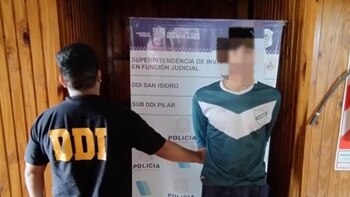 El detenido fue capturado luego
