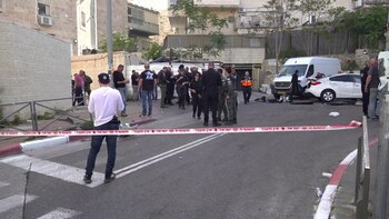 La policía trabaja en la