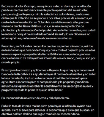 Petro defendió su decisión de