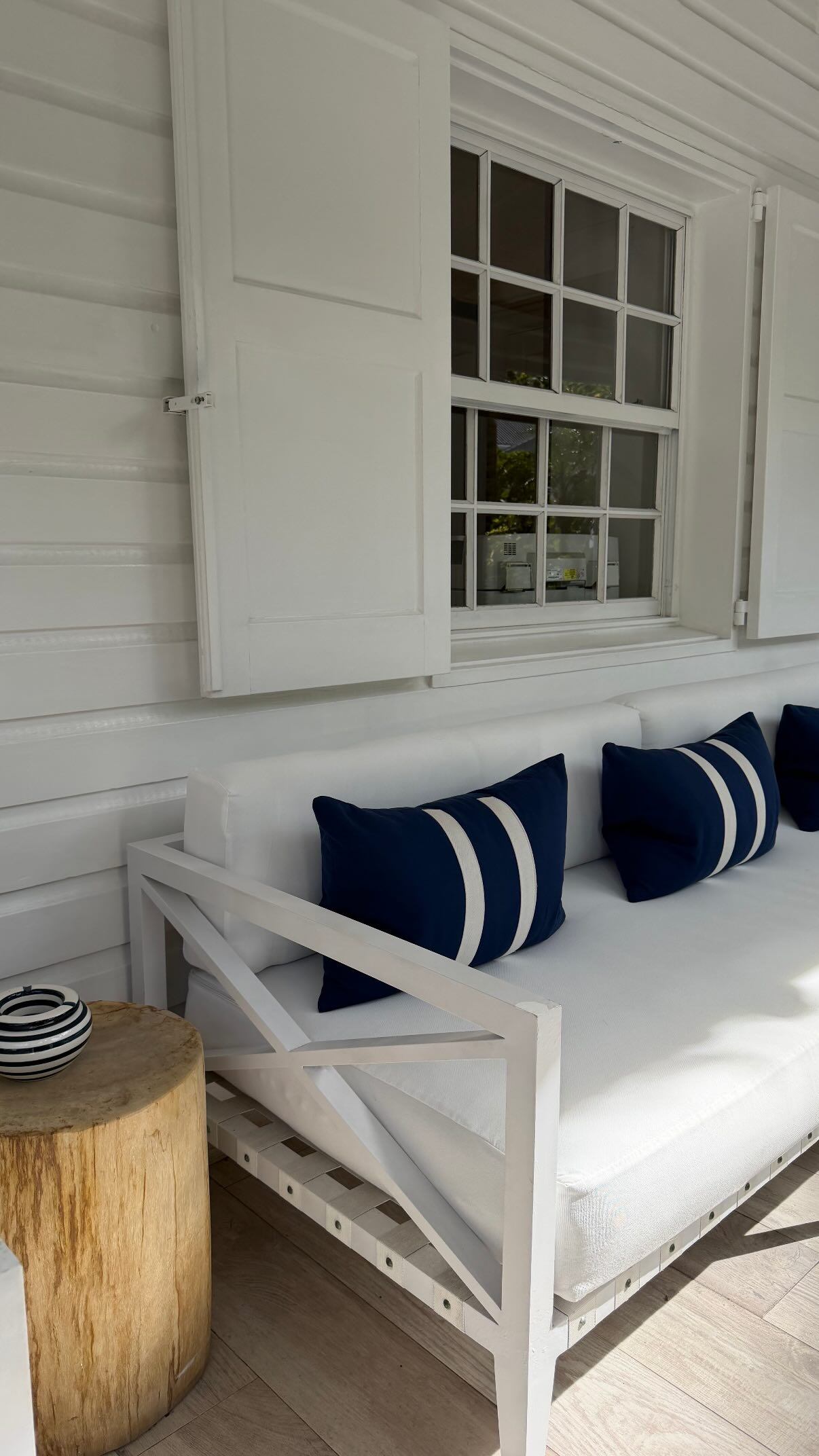 El sereno rincón que tiene la familia en sus vacaciones