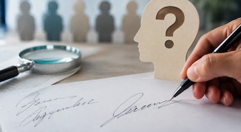 La forma y el tamaño de una firma pueden variar por múltiples factores, más allá de la personalidad (Imagen ilustrativa Infobae)