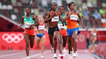 La atleta keniana Agnes Jebet