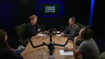 Conan O’Brien y Matt Damon