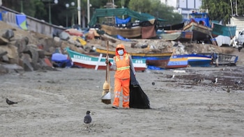 Cuatro kilómetros de la playa