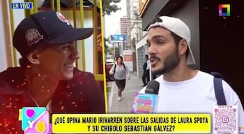Laura Spoya y Sebastián Gálvez reciben inesperado respaldo de Mario Irivarren. Captura: Amor y Fuego.