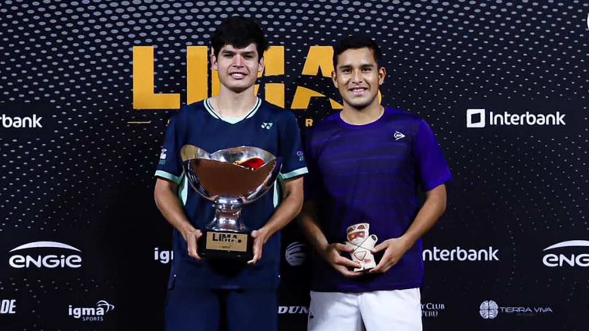 En el primer Challenger de Lima del año, el boliviano Juan Carlos Prado consiguió su primer título en el circuito tras derrotar al peruano Gonzalo Bueno. Crédito: Igma Events