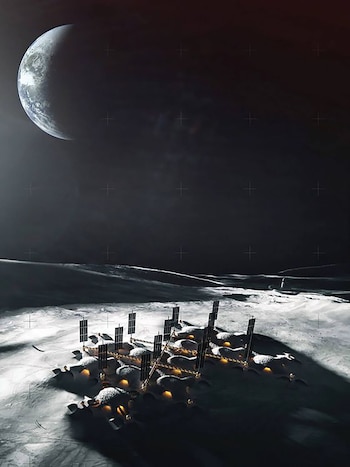 Las casas que planea construir en la Luna la Agencia Espacial Europea