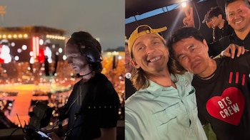 El exintegrante de América Kids compartió imágenes con miembros del equipo de producción y agradeció la oportunidad tras el cierre de los shows.