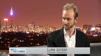 Luke Jordan, fundador de Grassroot,