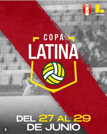 Canal TV para ver los partidos de la Copa Latina de Vóley 2026. (Latina TV)