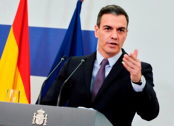 El presidente de Gobierno, Pedro