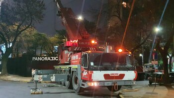 Insólito accidente en Núñez: una