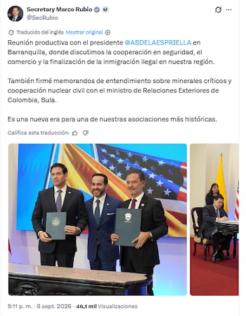- crédito @SecRubio/X