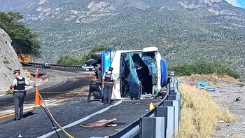 El accidente sucedió alrededor de